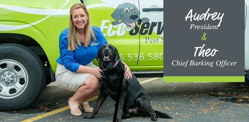 Audrey, President and Theo, Chief Barking Officer